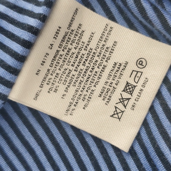 Anthropologie Cartonnier Blazer 4 Shoulder Pads Blue Black - Picture 11 of 12